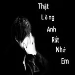 Thật Lòng Anh Rất Nhớ Em (Single 2013)
